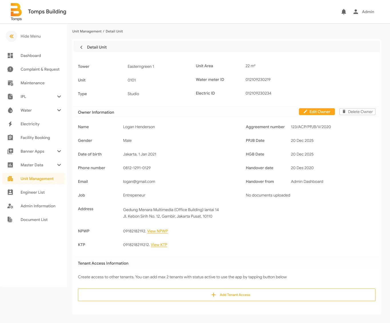 Tomps Building Apps